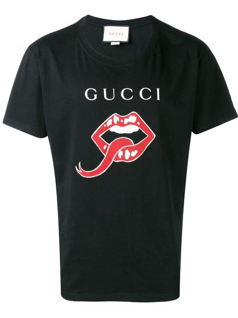 gucci tongue shirt|More.